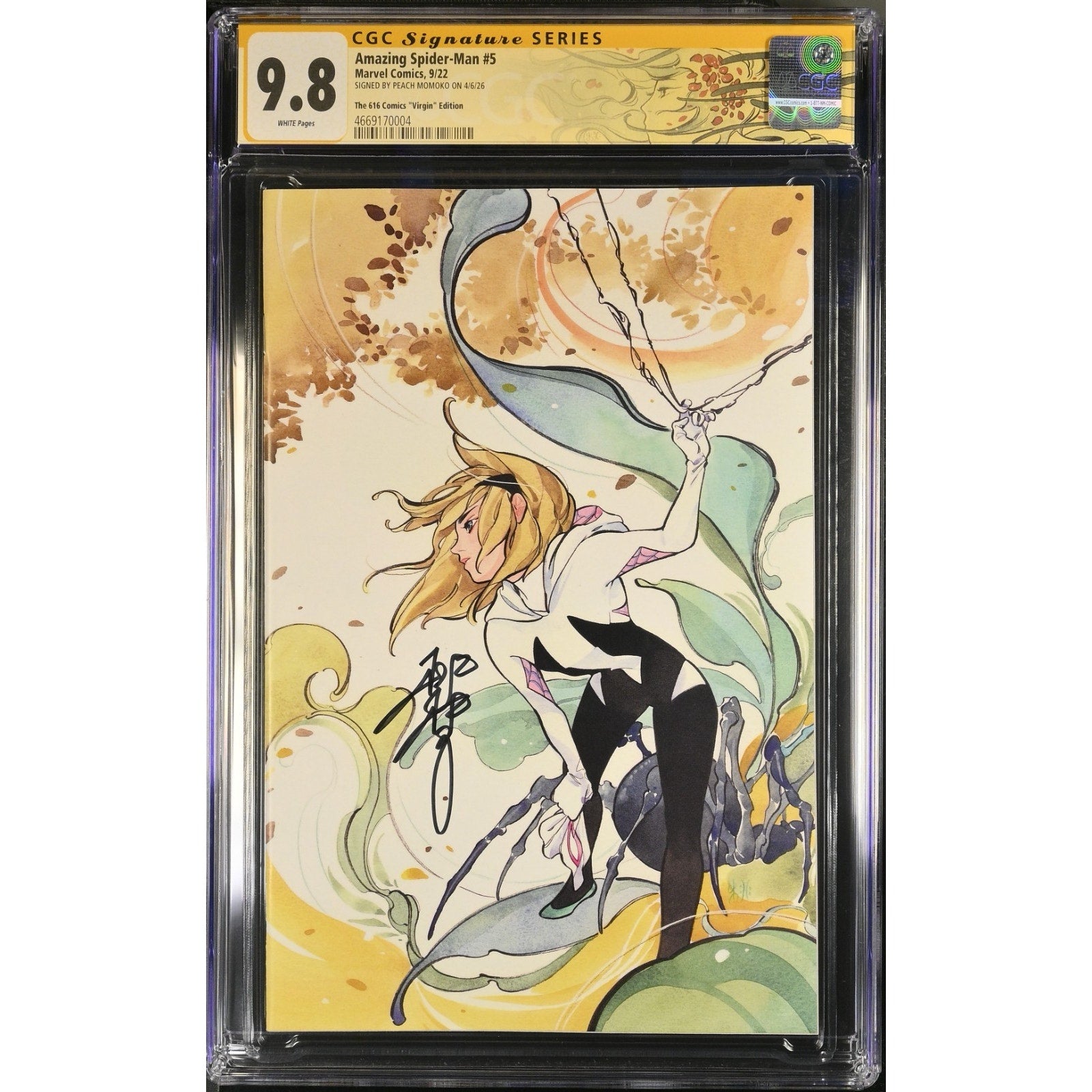 Amazing Spider-Man #5 CGC SS 9.8 Signed by Peach Momoko Exc 616