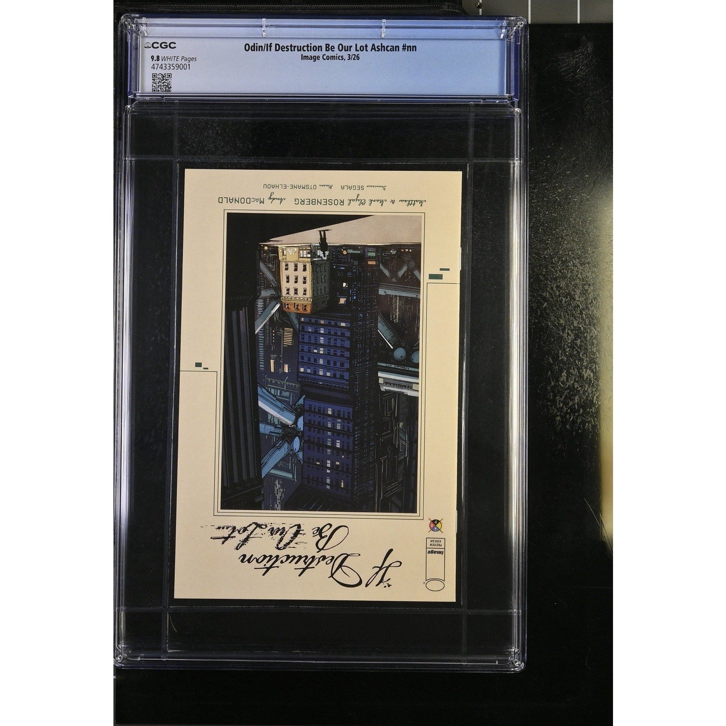 CGC 9.8 ODIN/IF DESTRUCTION BE OUR LOT #1 Preview Ashcan Promo Image Comics 2026