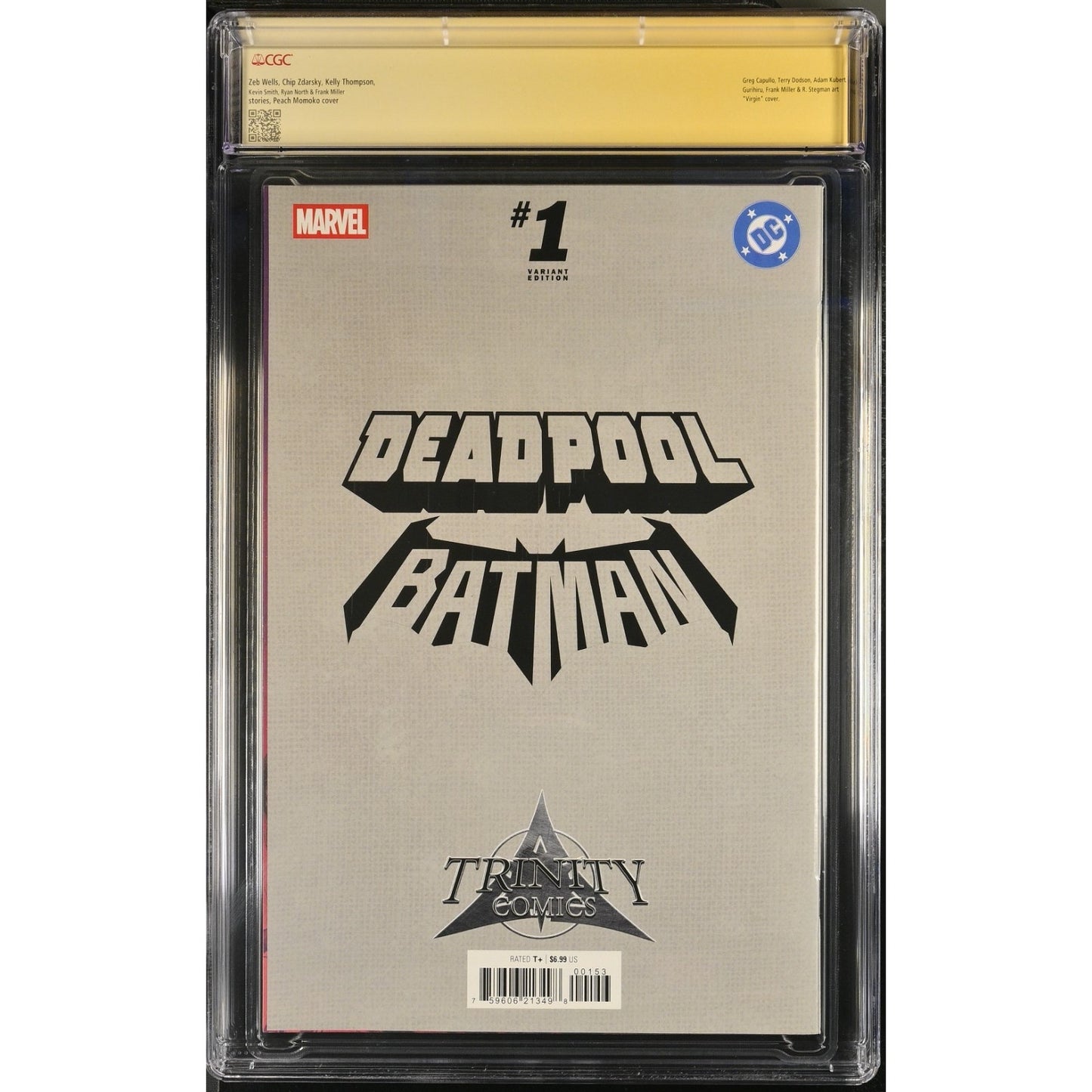 Deadpool Batman #1 CGC SS 9.8 Momoko Trinity Sketch NYCC Variant LE 700 Signed
