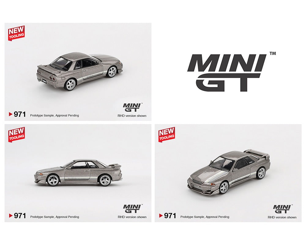 Mini GT 1:64 Nissan Skyline GT-R (R32) Veilside Combat C-I – Grey