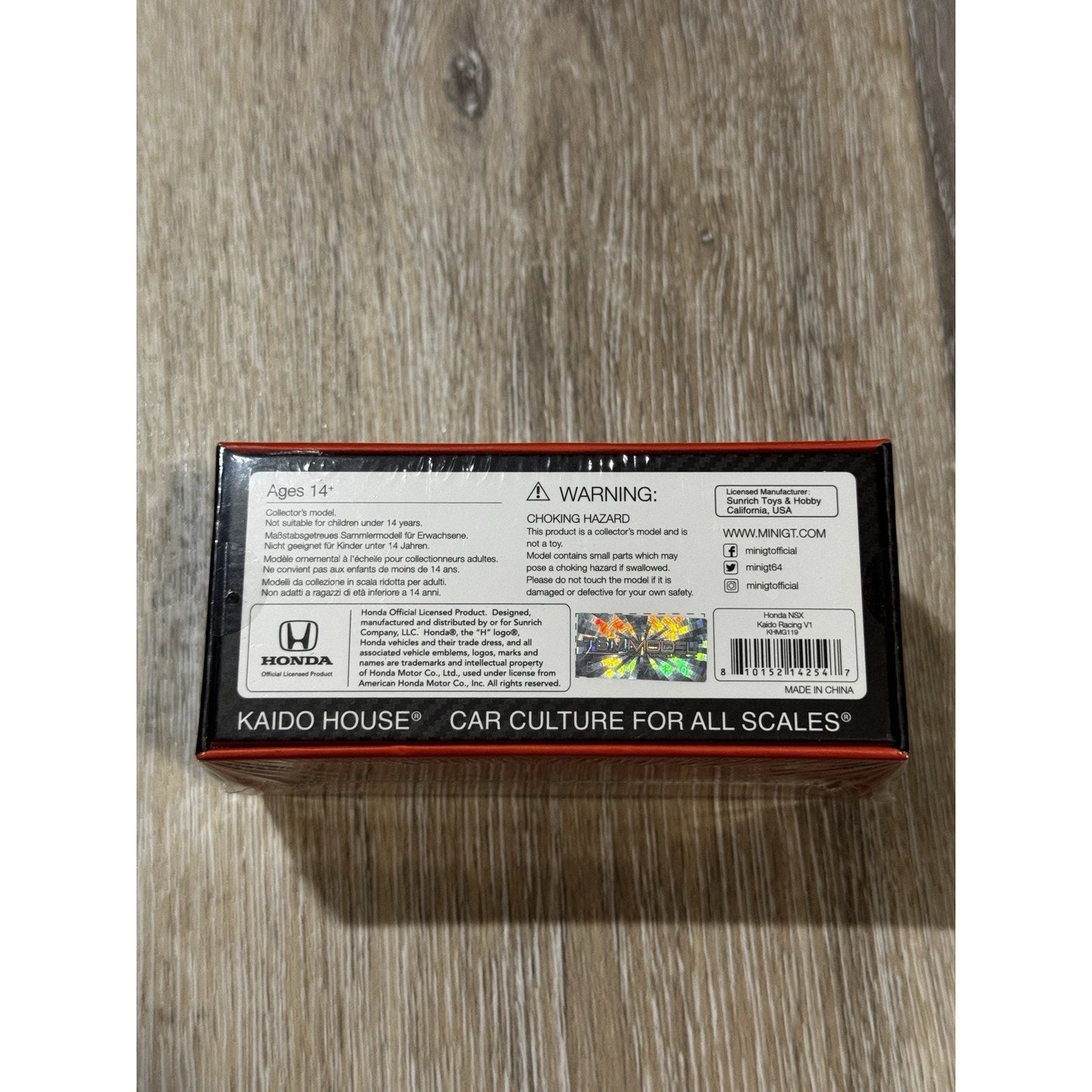 2024 Mini-GT Kaido House Orange HONDA NSX Kaido Racing V1 SEALED Item #KHMG119