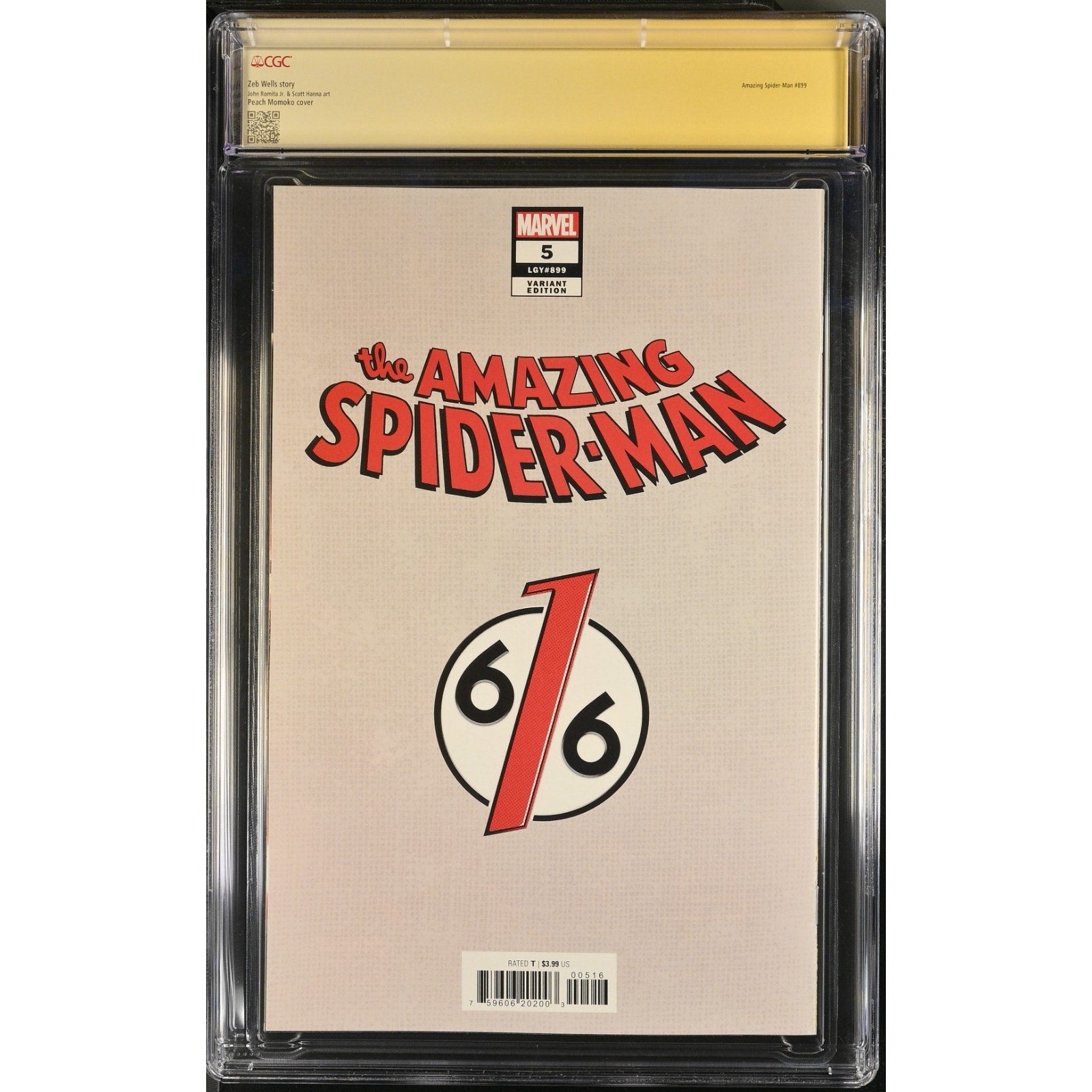 Amazing Spider-Man #5 CGC SS 9.8 Signed by Peach Momoko Exc 616