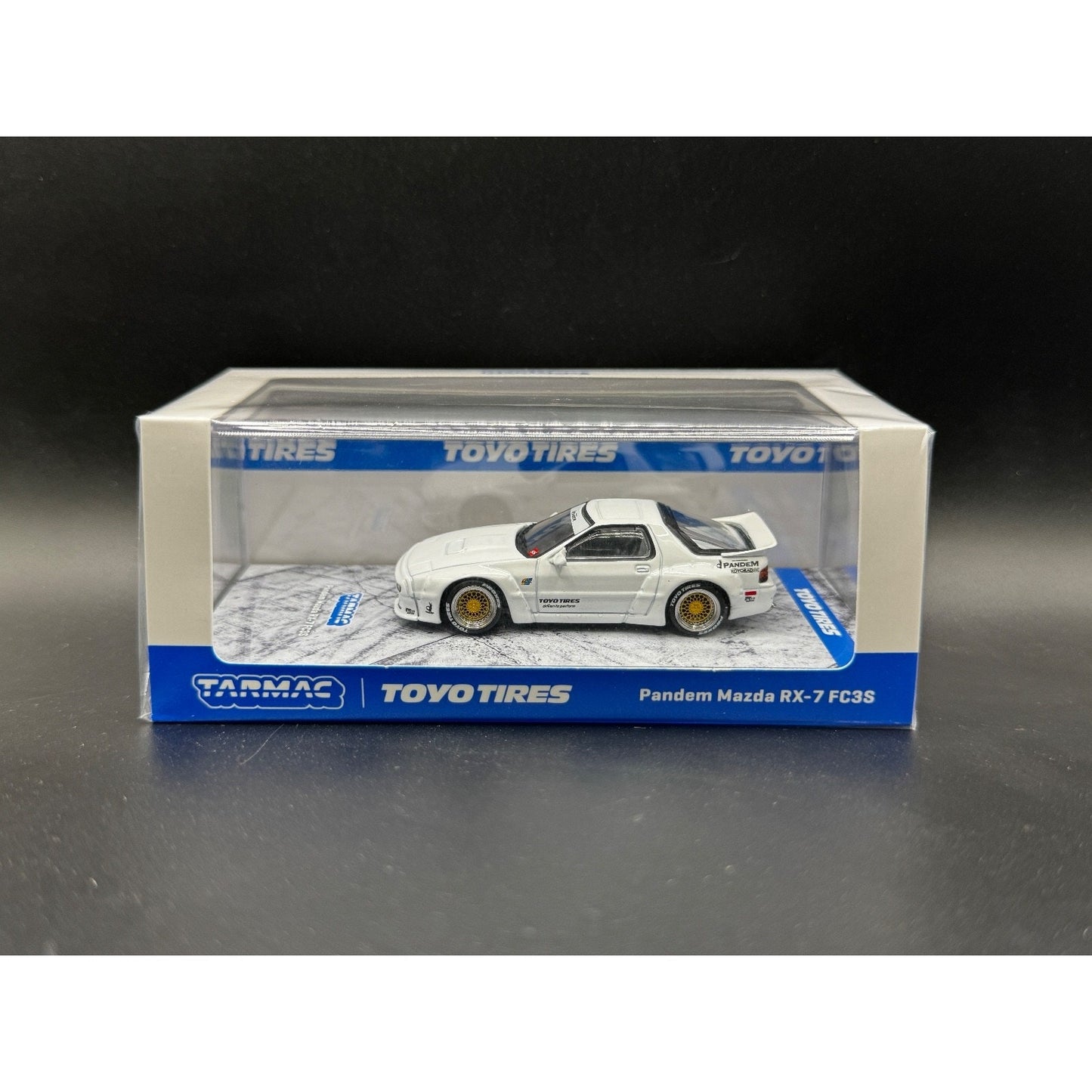 Tarmac Pandemic Mazda RX-7 FC3S 1/64 Diecast Car SEALED