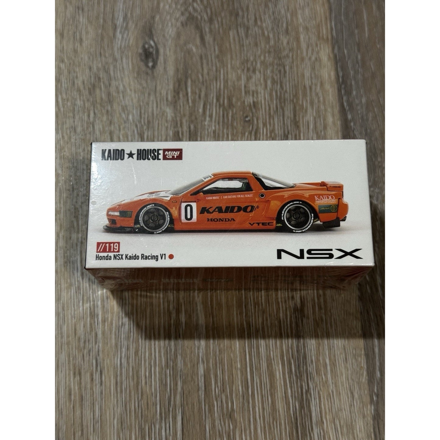 2024 Mini-GT Kaido House Orange HONDA NSX Kaido Racing V1 SEALED Item #KHMG119