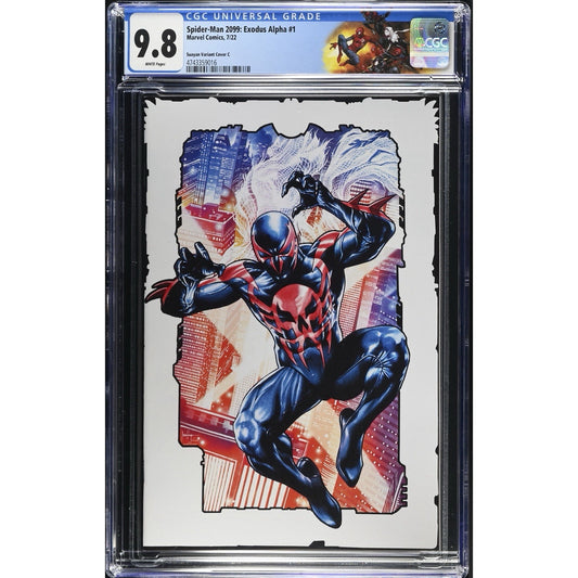 Spider-Man 2099: Exodus Alpha #1 CGC 9.8 Custom Label Mico Suayan Virgin