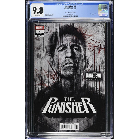 Punisher #3 CGC 9.8 Marvel Television Jon Bernthal Variant 1st Print 2026