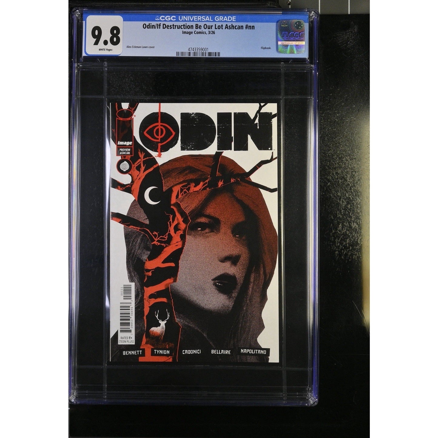 CGC 9.8 ODIN/IF DESTRUCTION BE OUR LOT #1 Preview Ashcan Promo Image Comics 2026
