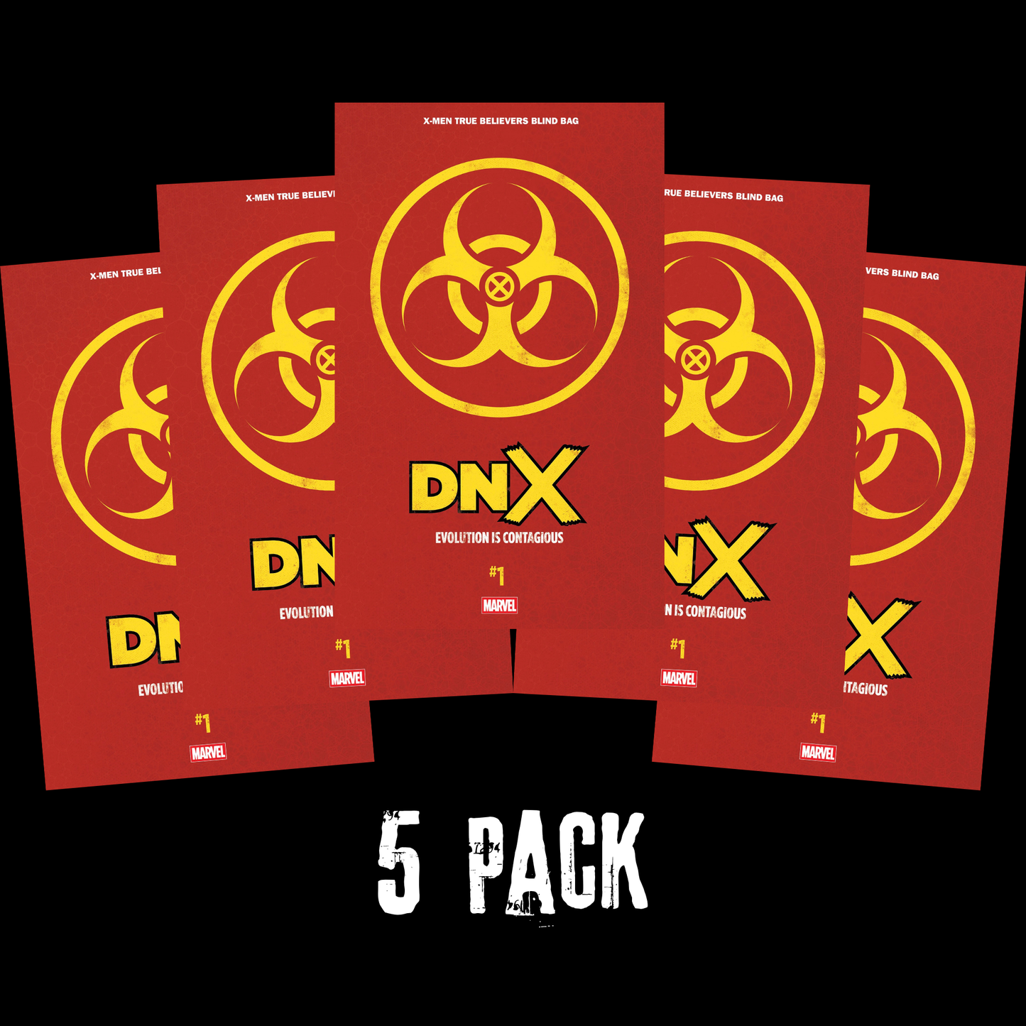 DNX #1 True Believers Blind Bag - 5 PACK BUNDLE