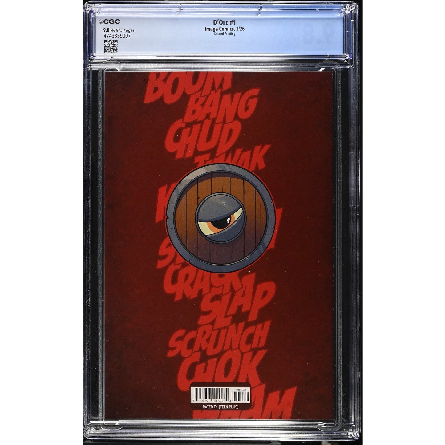 D'Orc #1 CGC 9.8 2nd Print Brett Bean Cover A DORC Image Comics