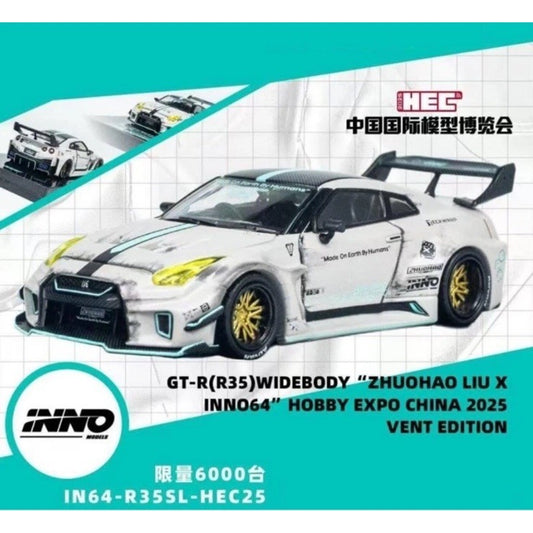 INNO64 LBWK Nissan GT-R (R35) Widebody "Zhuohao Liu X INNO64" HEC 2025 Exclusive