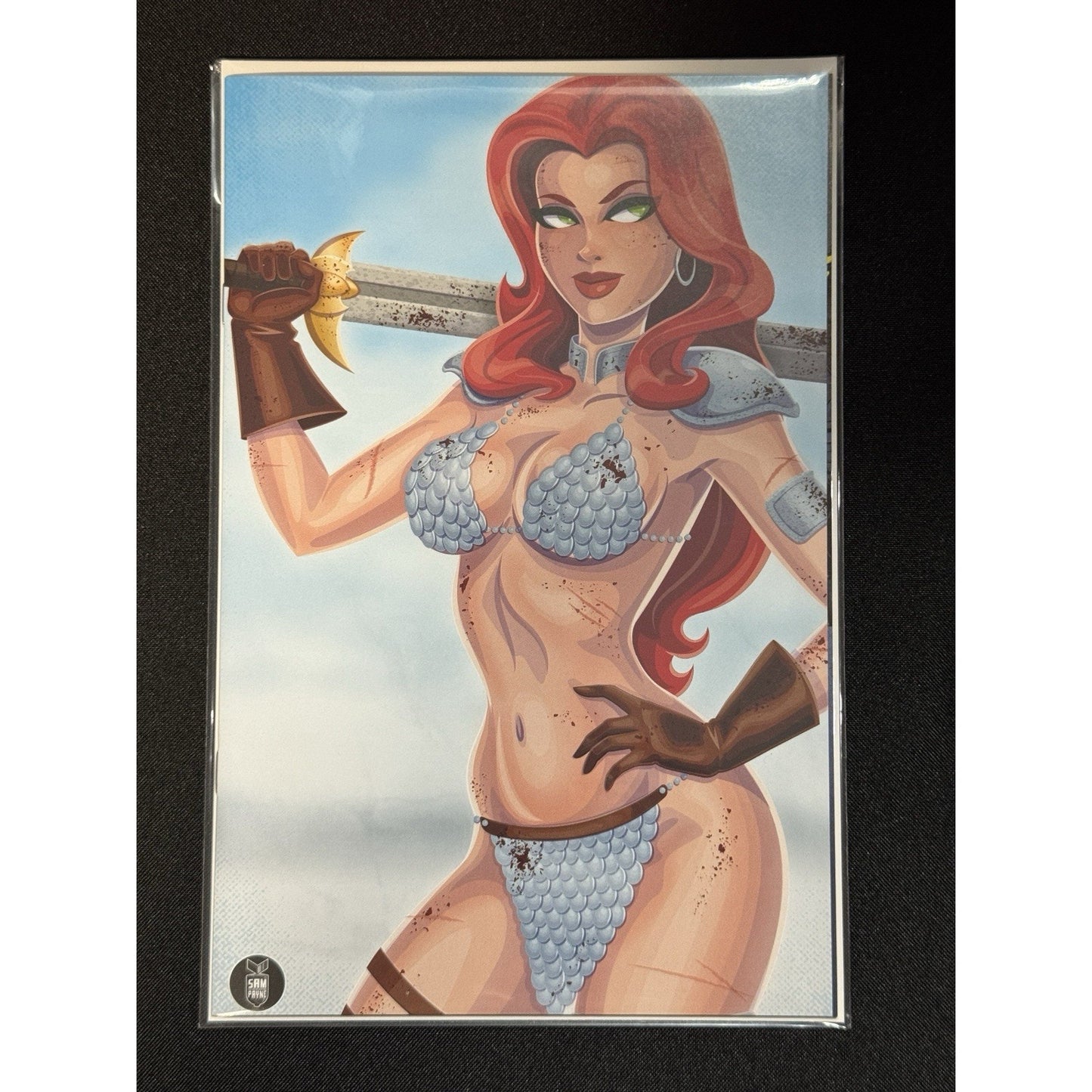 RED SONJA SHE DEVIL WITH A SWORD #1 SAM PAYNE Virgin Variant B LTD 250