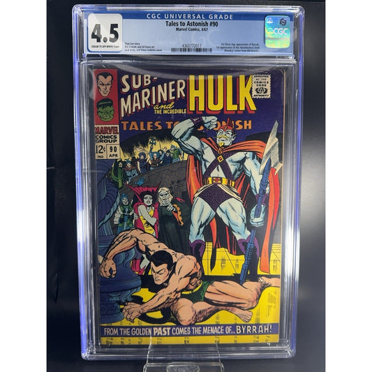 Tales to Astonish #90 CGC 4.5 1st Abomination Marvel Comics, 1967 JR1