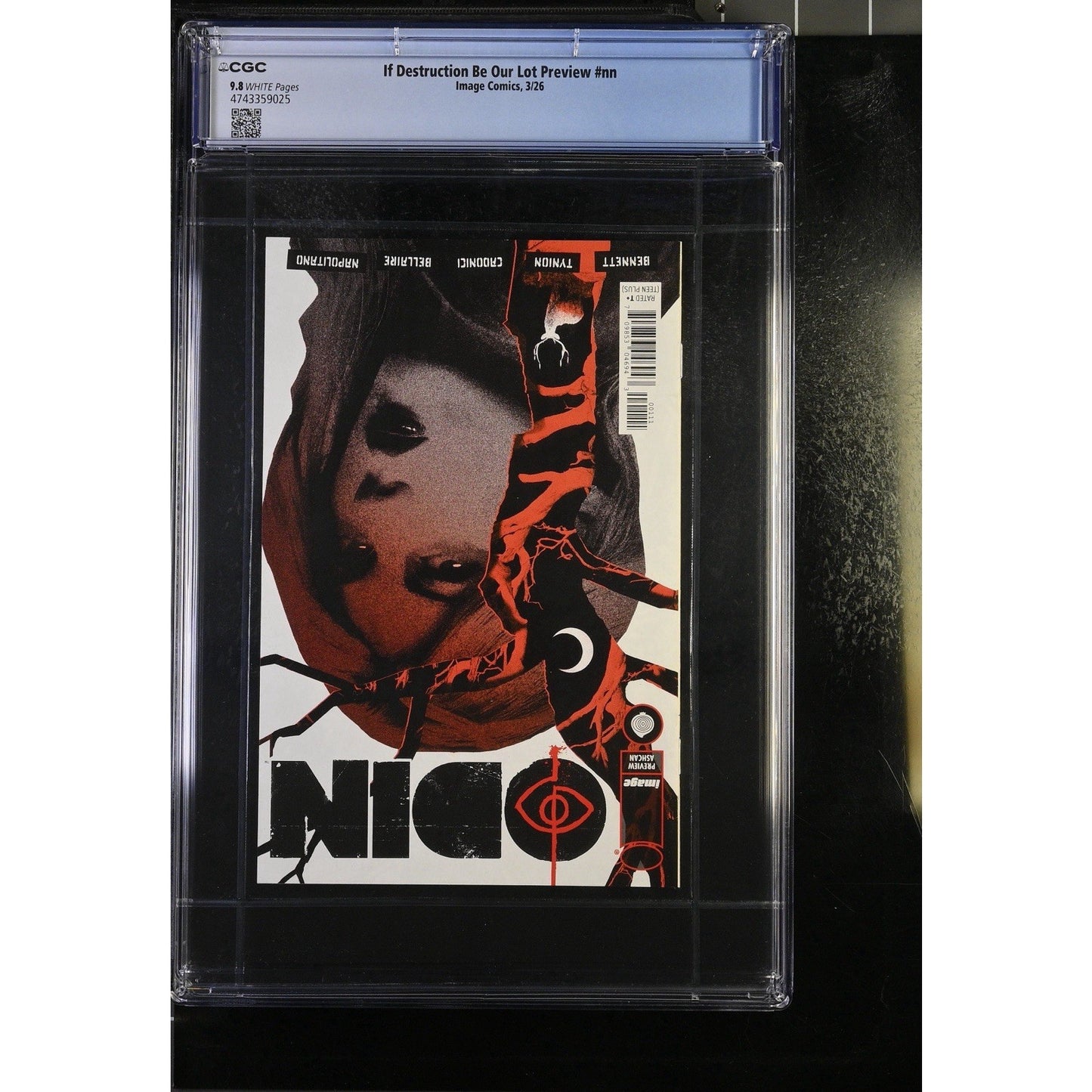 CGC 9.8 IF DESTRUCTION BE OUR LOT/ODIN #1 Preview Ashcan Promo Image Comics 2026