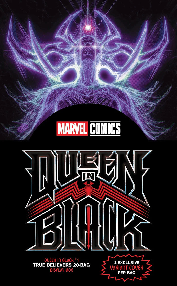 (Pre-Order) QUEEN IN BLACK #1 TRUE BELIEVERS 20-BAG DISPLAY BOX